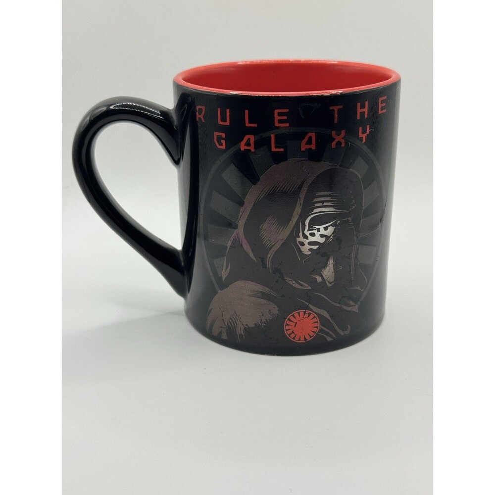 Star Wars Kylo Ren Coffee Mug "Rule the Galaxy" The First Order Black/Red Cup 14